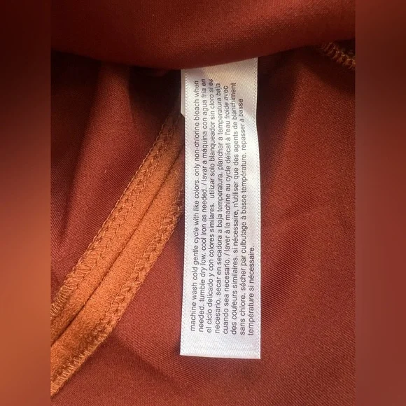 Eloquii Terracotta Faux Suede Sleeveless Top/Vest Size 18 - Picture 7 of 7